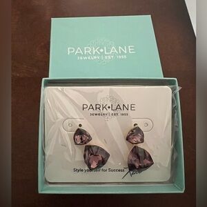 Park Lane Amethyst-Toned Earrings